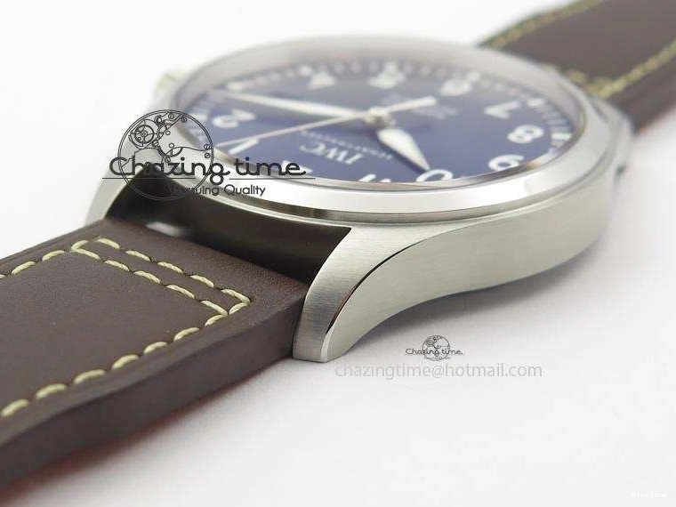 MIROTIME 0409 Mark XVIII Le Petit Prince IW327004 SS Mk Maker Best Edition Blue Dial On Brown Leather Strap A TimelessDesign 7296